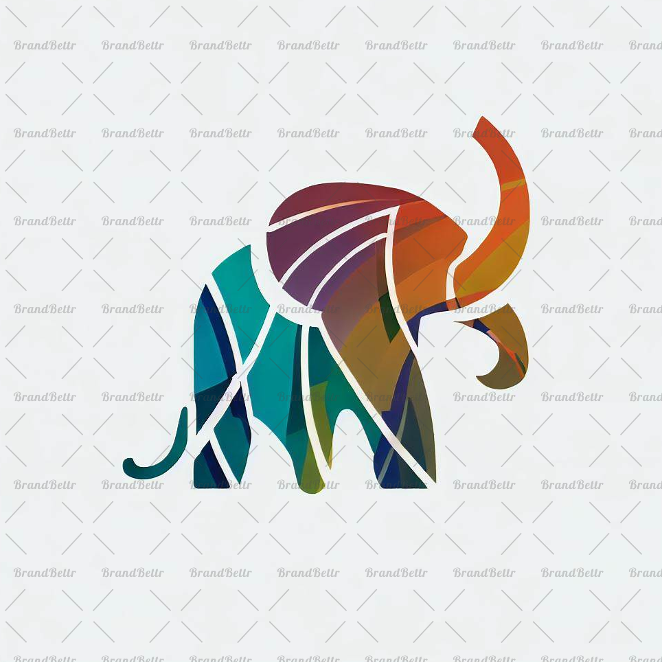 Abstrakter Elefant